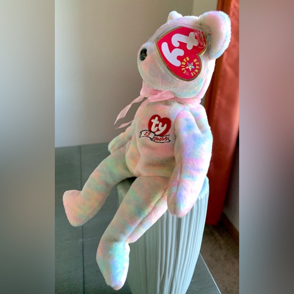 2001 4385 Celebrate Retired Teddy Bear Ty 15th Anniversary Beanie Baby - Picture 3 of 8